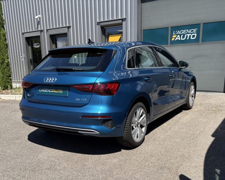 Audi A3 Sportback 35 TDI 150 ch Design Luxe 7G-Tronic 2022 — Entretien récent - GARANTIE 6 MOIS