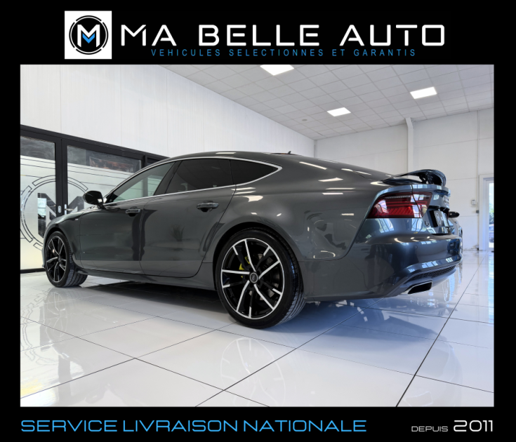 AUDI A7 SPORTBACK S LINE 3.0 TDI V6 190 QUATTRO / TOIT OUVRANT – SPORT & SOUND – JA20