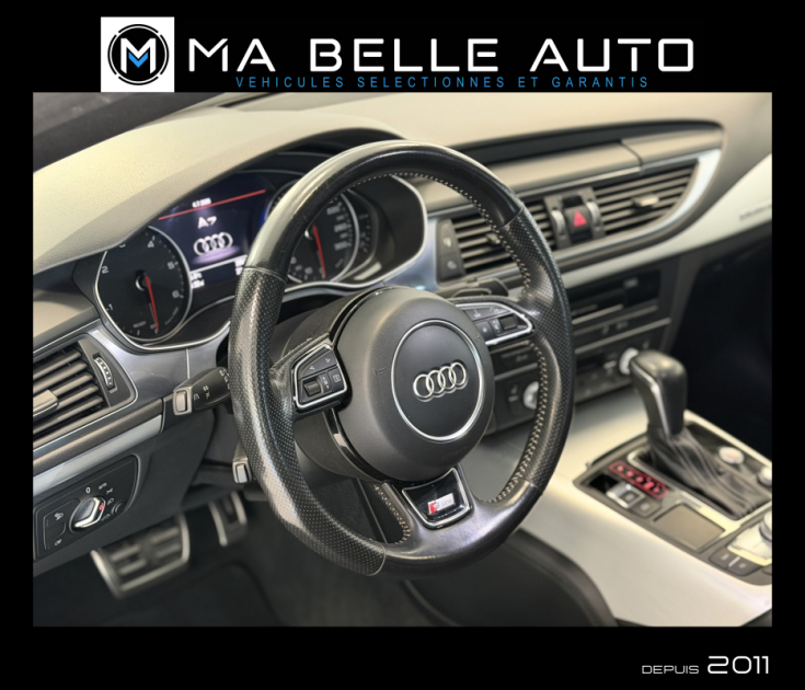 AUDI A7 SPORTBACK S LINE 3.0 TDI V6 190 QUATTRO / TOIT OUVRANT – SPORT & SOUND – JA20
