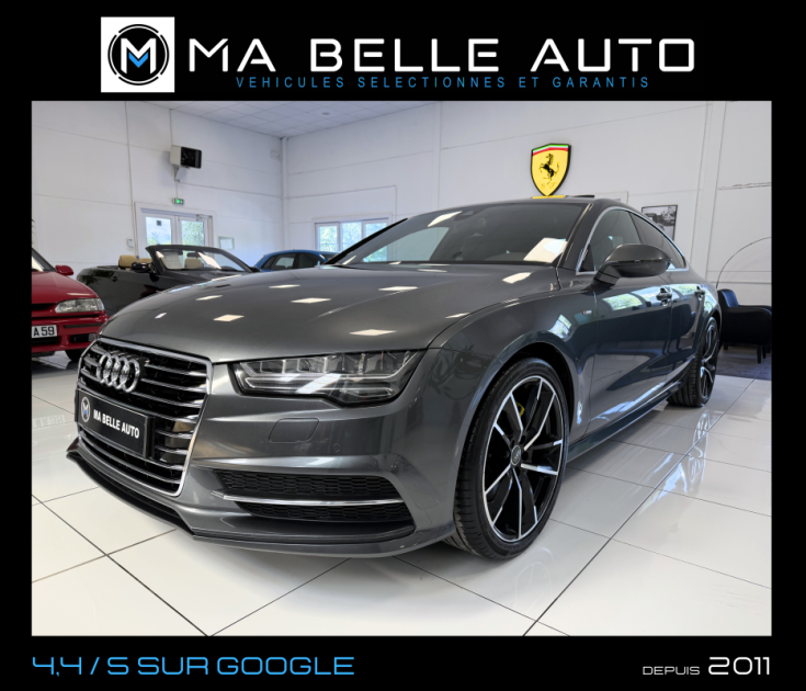 AUDI A7 SPORTBACK S LINE 3.0 TDI V6 190 QUATTRO / TOIT OUVRANT – SPORT & SOUND – JA20