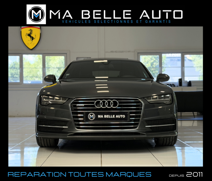 AUDI A7 SPORTBACK S LINE 3.0 TDI V6 190 QUATTRO / TOIT OUVRANT – SPORT & SOUND – JA20