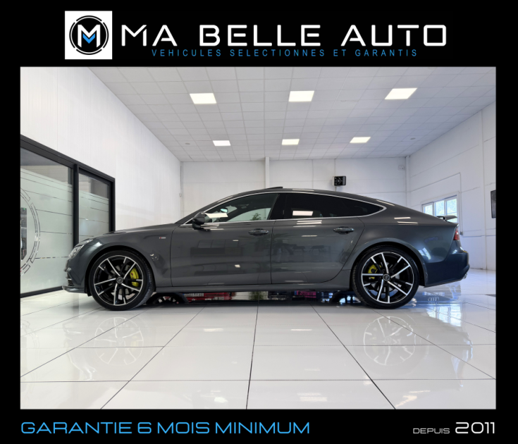 AUDI A7 SPORTBACK S LINE 3.0 TDI V6 190 QUATTRO / TOIT OUVRANT – SPORT & SOUND – JA20