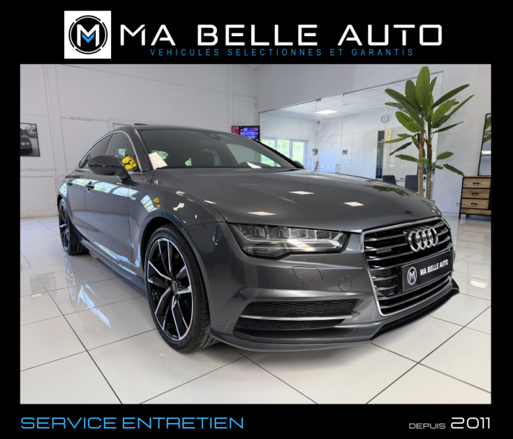 AUDI A7 SPORTBACK S LINE 3.0 TDI V6 190 QUATTRO / TOIT OUVRANT – SPORT & SOUND – JA20