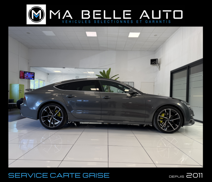 AUDI A7 SPORTBACK S LINE 3.0 TDI V6 190 QUATTRO / TOIT OUVRANT – SPORT & SOUND – JA20