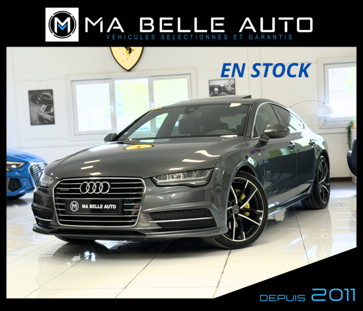 AUDI A7 SPORTBACK S LINE 3.0 TDI V6 190 QUATTRO / TOIT OUVRANT – SPORT & SOUND – JA20