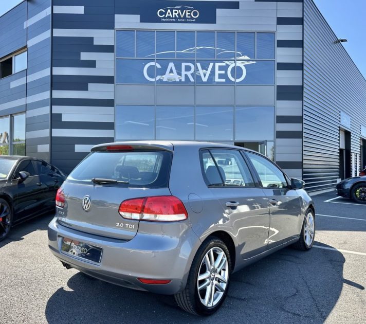 VOLKSWAGEN GOLF 6 2L TDI 140CV BVA 2010 SUIVI & GARANTIE 3 MOIS