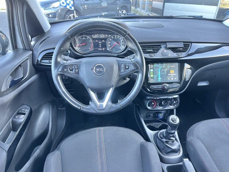 OPEL CORSA 1.4 TURBO 100CV 2017 CARPLAY SUIVI & GARANTIE 6 MOIS