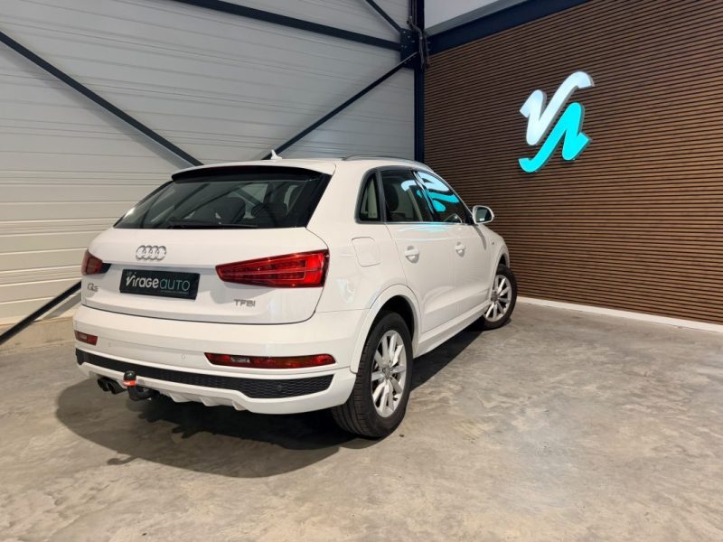 AUDI Q3 - 1.4 TFSI - 150cv - S LINE - S TRONIC - 2017 - 81 500 km - Toit ouvrant