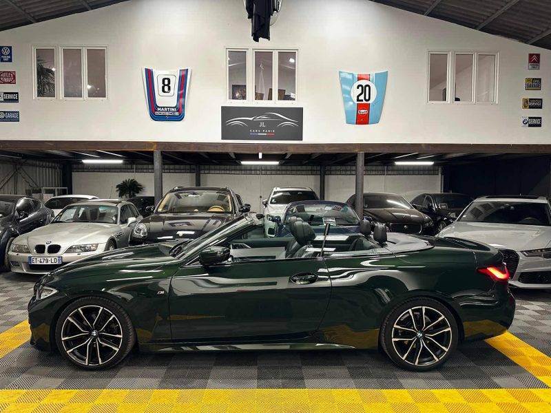 MAGNIFIQUE BMW SÉRIE 4 20d CABRIOLET PACK M MILD HYBRID 190 CH (1ER MAIN, FULL SUIVI D’ENTRETIEN)