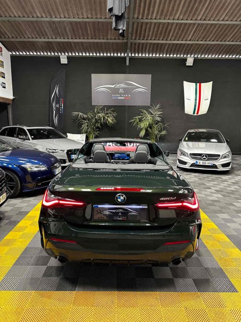 MAGNIFIQUE BMW SÉRIE 4 20d CABRIOLET PACK M MILD HYBRID 190 CH (1ER MAIN, FULL SUIVI D’ENTRETIEN)