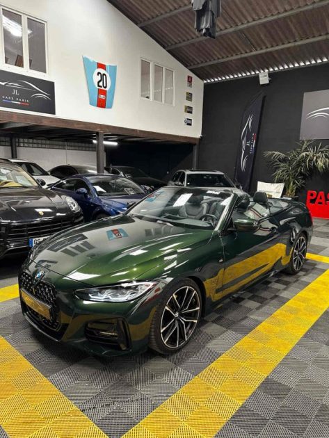 MAGNIFIQUE BMW SÉRIE 4 20d CABRIOLET PACK M MILD HYBRID 190 CH (1ER MAIN, FULL SUIVI D’ENTRETIEN)