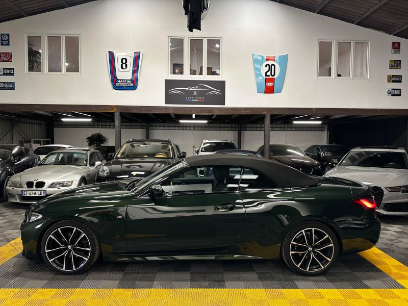 MAGNIFIQUE BMW SÉRIE 4 20d CABRIOLET PACK M MILD HYBRID 190 CH (1ER MAIN, FULL SUIVI D’ENTRETIEN)