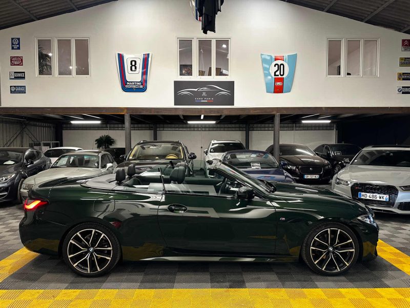 MAGNIFIQUE BMW SÉRIE 4 20d CABRIOLET PACK M MILD HYBRID 190 CH (1ER MAIN, FULL SUIVI D’ENTRETIEN)
