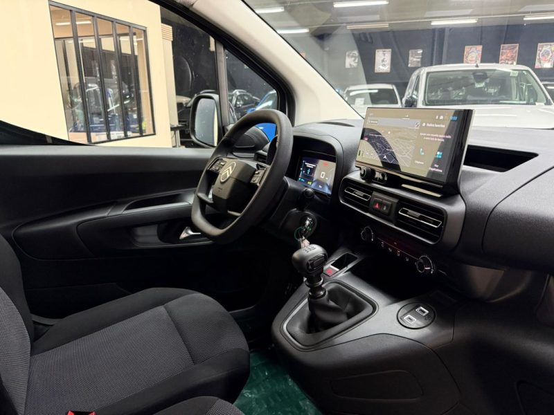 CITROEN BERLINGO VAN M NEUF  3 PLACES DIESEL 100 CH - PRIX HT NEUF EN STOCK - CAMERA - 2026