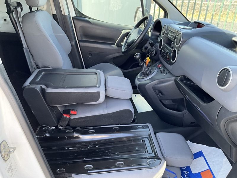 8 325€ HT, TVA RÉCUPÉRABLE, FAIBLE KILOMÉTRAGE* PEUGEOT PARTNER 1.6 HDI 75 CV PACK CLIM PLUS 