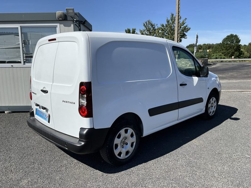 8 325€ HT, TVA RÉCUPÉRABLE, FAIBLE KILOMÉTRAGE* PEUGEOT PARTNER 1.6 HDI 75 CV PACK CLIM PLUS 