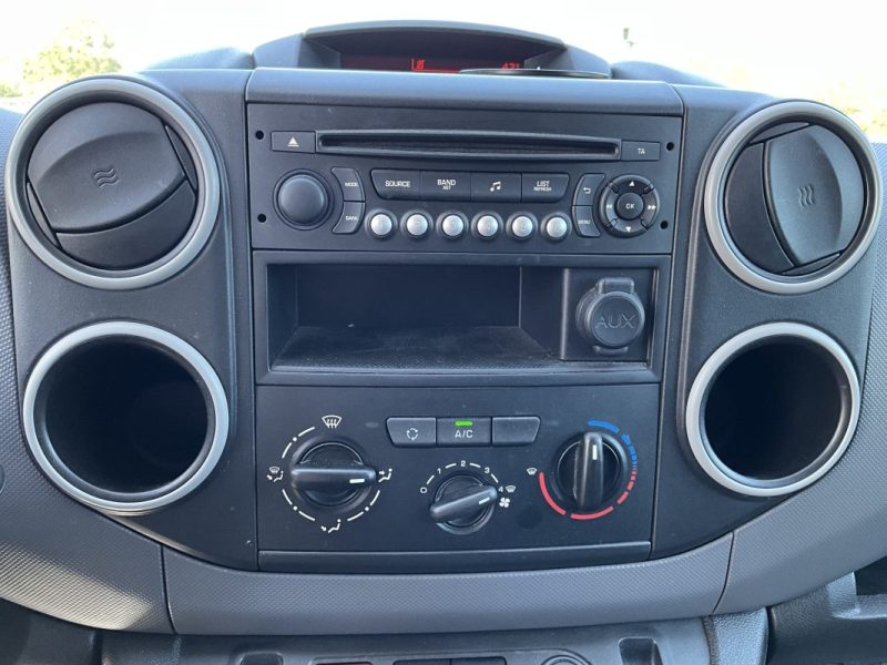 8 325€ HT, TVA RÉCUPÉRABLE, FAIBLE KILOMÉTRAGE* PEUGEOT PARTNER 1.6 HDI 75 CV PACK CLIM PLUS 