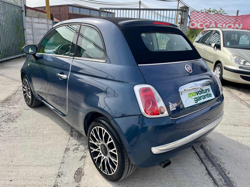 Fiat 500C Lounge Cabriolet Entretenue Et Révisée – Garantie 6 Mois Pièces Et Main-D’œuvre