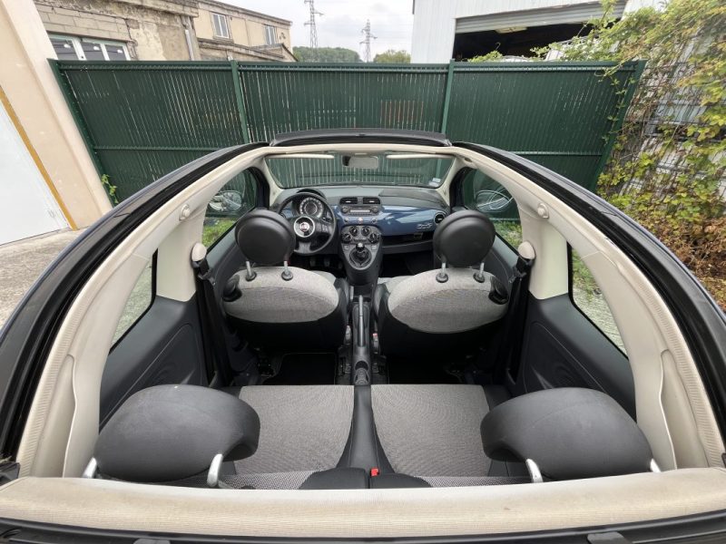Fiat 500C Lounge Cabriolet Entretenue Et Révisée – Garantie 6 Mois Pièces Et Main-D’œuvre
