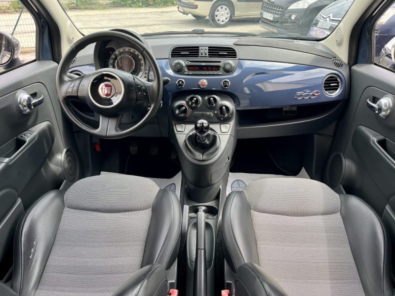 Fiat 500C Lounge Cabriolet Entretenue Et Révisée – Garantie 6 Mois Pièces Et Main-D’œuvre
