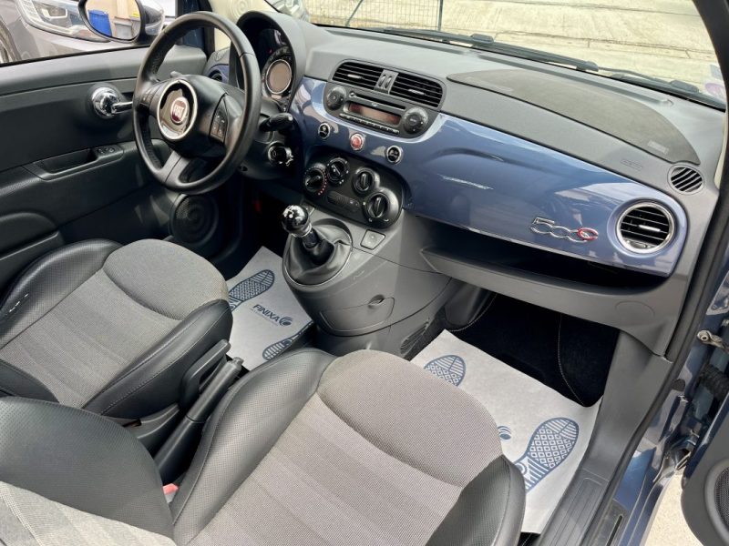 Fiat 500C Lounge Cabriolet Entretenue Et Révisée – Garantie 6 Mois Pièces Et Main-D’œuvre