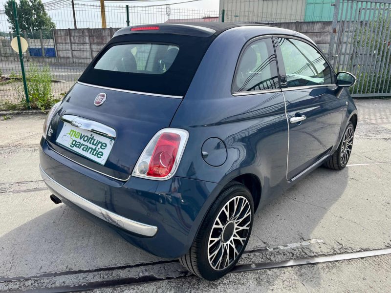 Fiat 500C Lounge Cabriolet Entretenue Et Révisée – Garantie 6 Mois Pièces Et Main-D’œuvre