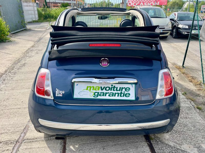 Fiat 500C Lounge Cabriolet Entretenue Et Révisée – Garantie 6 Mois Pièces Et Main-D’œuvre