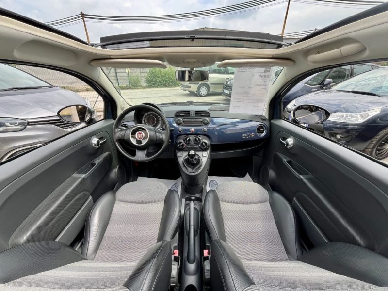 Fiat 500C Lounge Cabriolet Entretenue Et Révisée – Garantie 6 Mois Pièces Et Main-D’œuvre