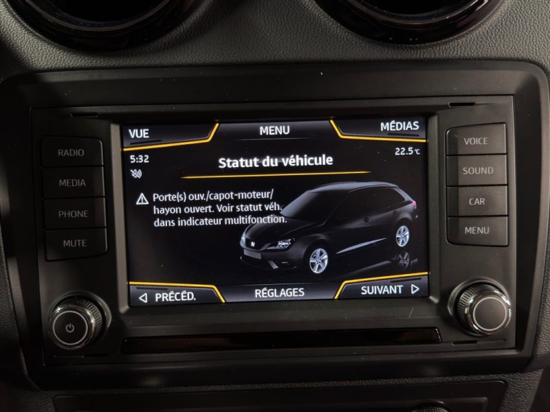 SEAT IBIZA 4 IV PHASE 2 ST / BREAK 1.2 TSI 90 Cv ECRAN TACTILE GPS CRIT AIR 1 - GARANTIE 1 AN