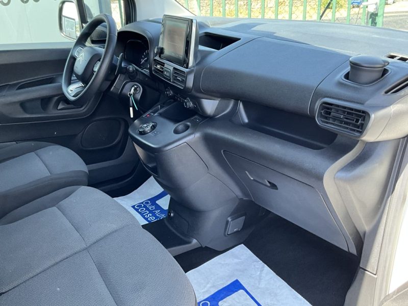 13 325€ HT, TVA RÉCUPÉRABLE, CAMÉRA DE RECUL* CITROEN BERLINGO 1.5 BLUEHDI 130 CV DRIVER EAT8 1000KG
