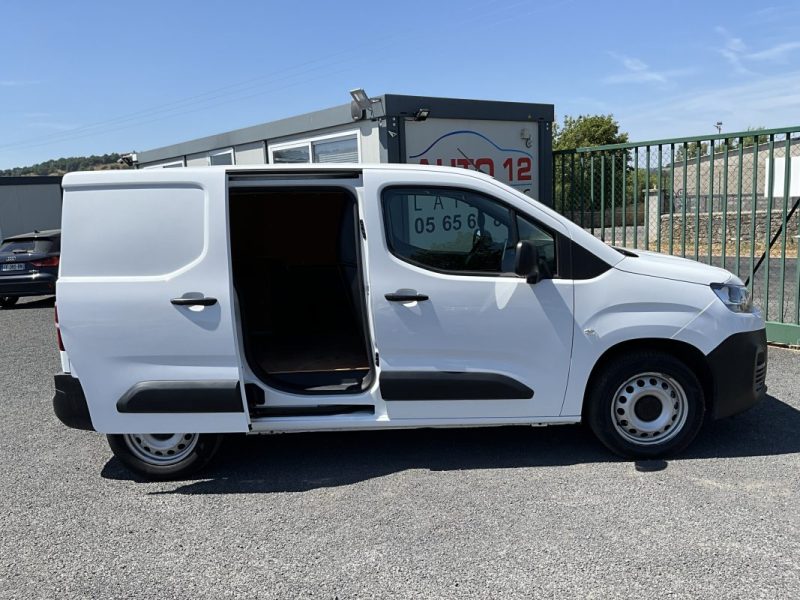 13 325€ HT, TVA RÉCUPÉRABLE, CAMÉRA DE RECUL* CITROEN BERLINGO 1.5 BLUEHDI 130 CV DRIVER EAT8 1000KG