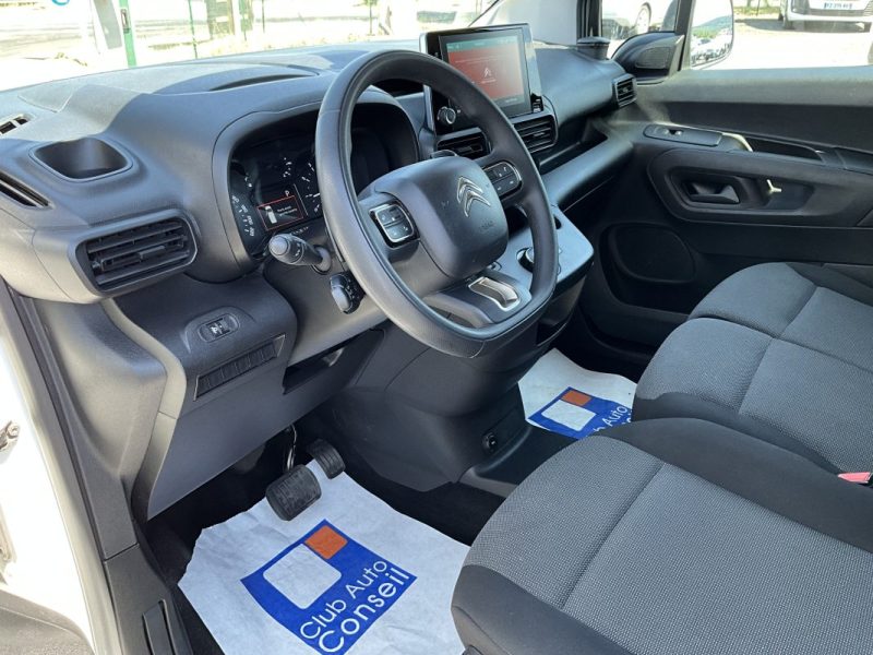13 325€ HT, TVA RÉCUPÉRABLE, CAMÉRA DE RECUL* CITROEN BERLINGO 1.5 BLUEHDI 130 CV DRIVER EAT8 1000KG