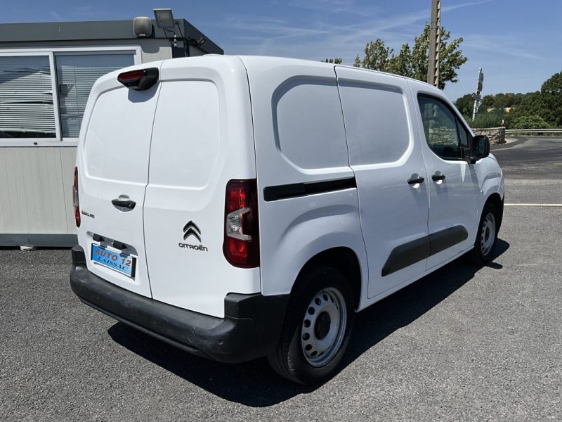 13 325€ HT, TVA RÉCUPÉRABLE, CAMÉRA DE RECUL* CITROEN BERLINGO 1.5 BLUEHDI 130 CV DRIVER EAT8 1000KG