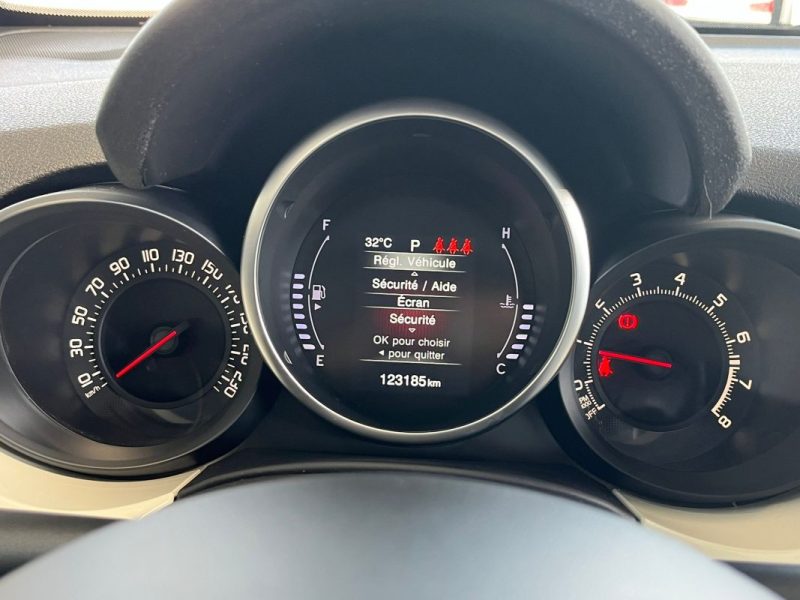 🚗 FIAT 500X 1.4 140ch ⚙️ ☀️ Toit panoramique 📷 Caméra de recul 📱 Bluetooth