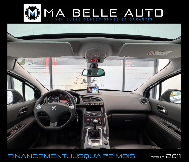 PEUGEOT 3008 1.6 HDi 114 ALLURE – CUIR – TOIT PANO – XENON – GPS – CAMÉRA – 1ER PROPRIÉTAIRE