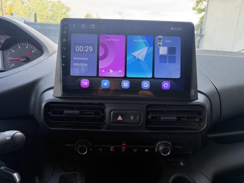 PEUGEOT PARTNER 1.6 BLUE HDI 100 1000KG CAR PLAY CAMÉRA 3 PLACES  2019