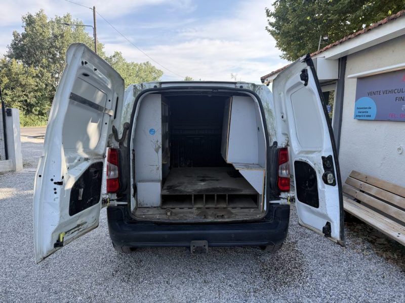 PEUGEOT PARTNER 1.6 BLUE HDI 100 1000KG CAR PLAY CAMÉRA 3 PLACES  2019