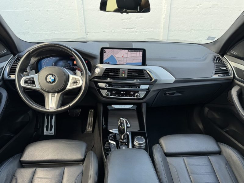 B.M.W. X3 XDRIVE 20D 190 CV M SPORT / TOIT OUVRANT  / HUD /GARANTIE 6 MOIS   2021