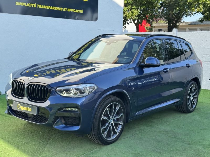 B.M.W. X3 XDRIVE 20D 190 CV M SPORT / TOIT OUVRANT  / HUD /GARANTIE 6 MOIS   2021