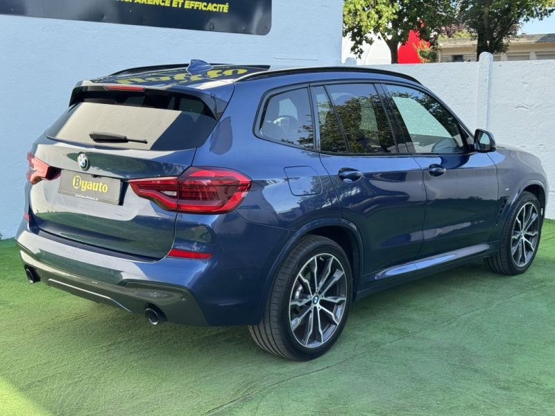 B.M.W. X3 XDRIVE 20D 190 CV M SPORT / TOIT OUVRANT  / HUD /GARANTIE 6 MOIS   2021