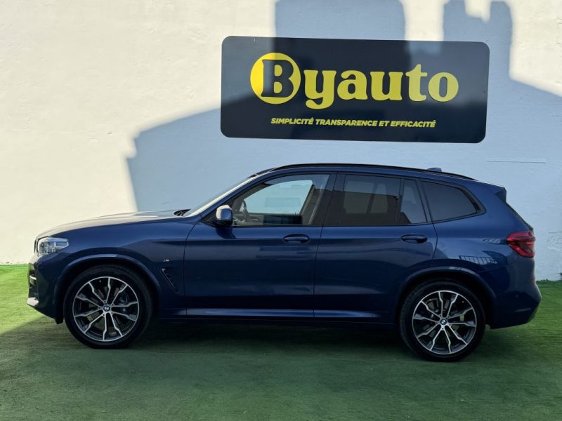 B.M.W. X3 XDRIVE 20D 190 CV M SPORT / TOIT OUVRANT  / HUD /GARANTIE 6 MOIS   2021