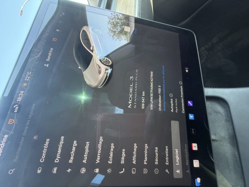 TESLA MODEL 3 STANDARD PLUS 2021 LICORNE LFP