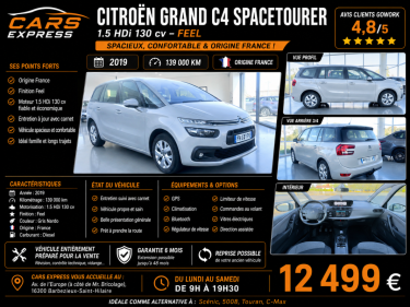 CITROEN C4 GRAND SPACETOURER 1.5 BLUE HDI 130 FEEL 7PACES