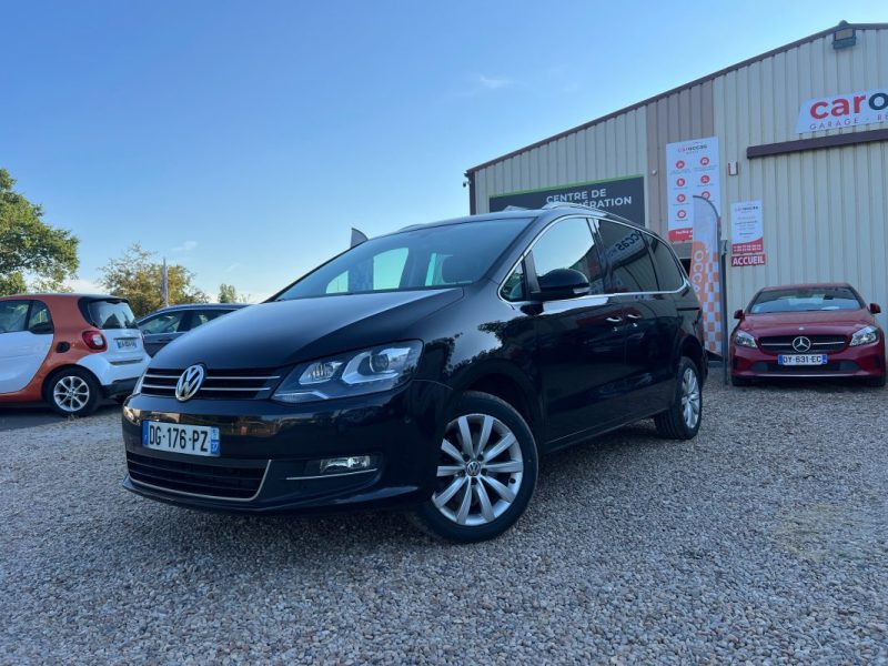 VOLKSWAGEN SHARAN 2.0 TDI 140 ch FAP BLUEMOTION TECHNOLOGY CARAT DSG6 7PL