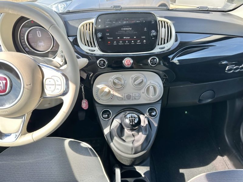 FIAT 500 1.0 Hybrid 70 POP 2020 SUIVI COMPLET GARANTIE 12 MOIS