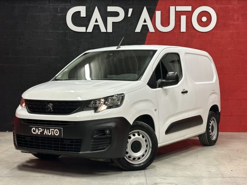 PEUGEOT PARTNER STANDARD 1.5 BLUE HDI 100CV ASPHALT 3 places 1000KG - 1ère Main - TVA récupérable -