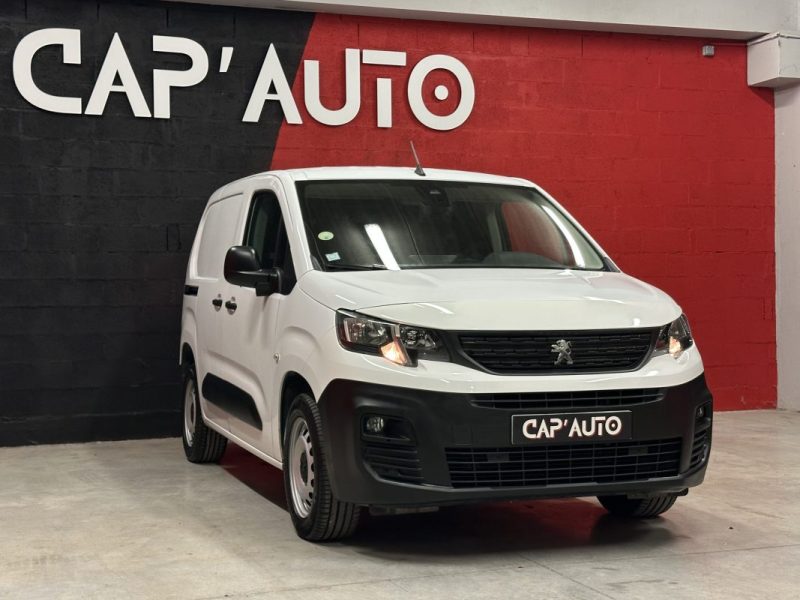 PEUGEOT PARTNER STANDARD 1.5 BLUE HDI 100CV ASPHALT 3 places 1000KG - 1ère Main - TVA récupérable -
