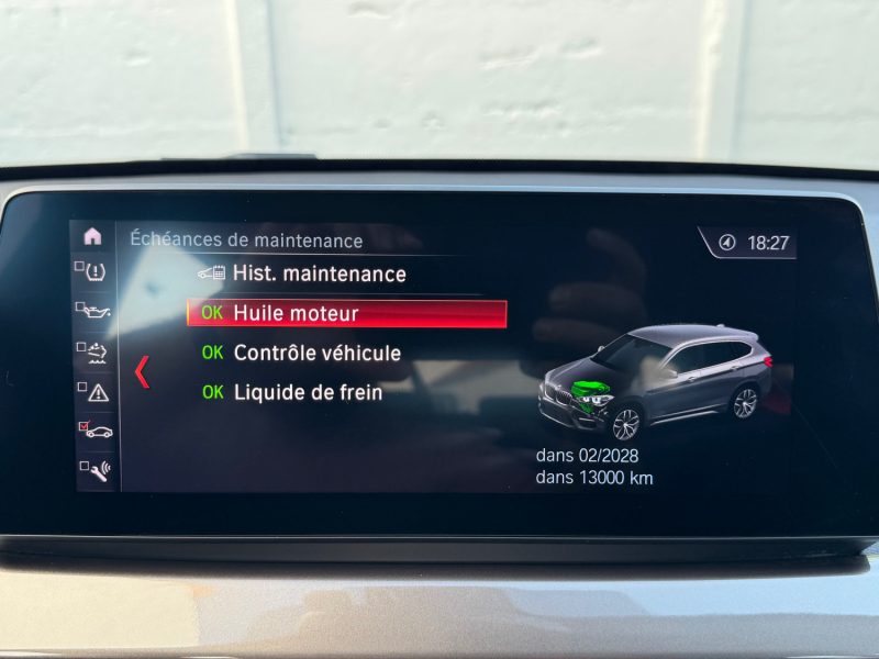 B.M.W. X1 16D SDRIVE 116 (F48) BUSINESS DESIGN BVA GARANTIE 6 MOIS 2020