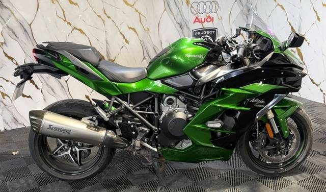 KAWASAKI NINJA H2 SX 2018 SE - 63 869Kms - Ligne AKRAPOVIC - Premier Main - SUIVIT COMPLET