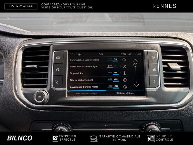 Peugeot Expert Long L3H1 2.0 BlueHDI 150ch / 2021 / TVA récupérable / Caméra / Angle mort / CarPlay